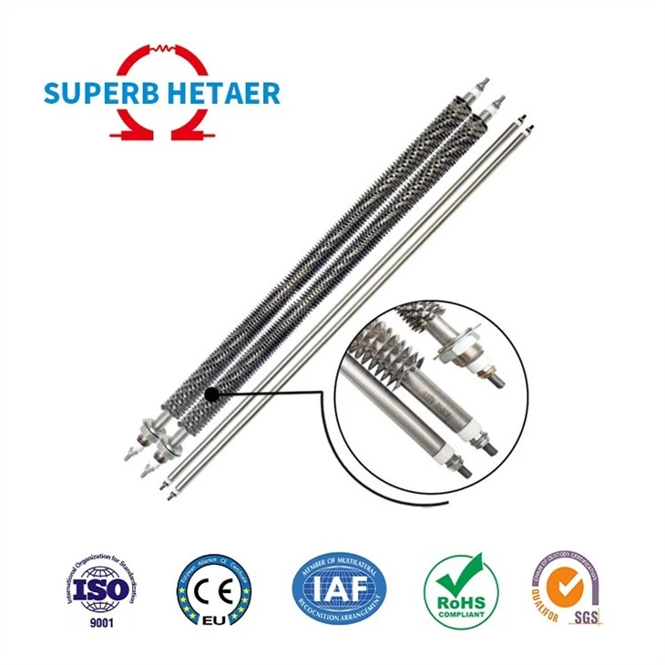 220v 750w U W Straight Type Stainless Steel Coil Electric Air Heating Elements Tubular Finned Heater