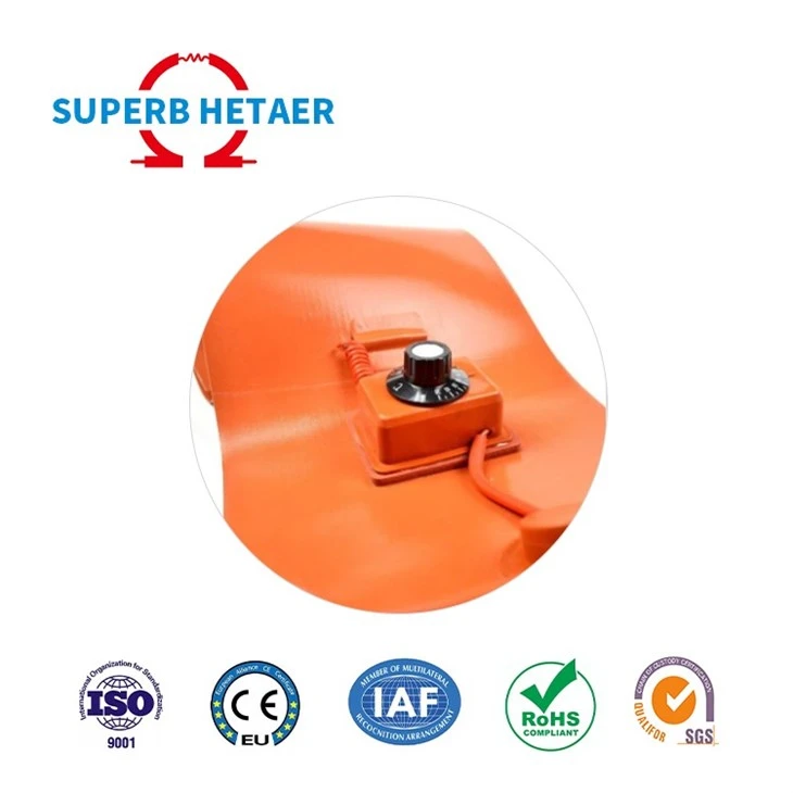 Electric Flexible Silicone Rubber Surface Pad Heater For Drum 3D Printer